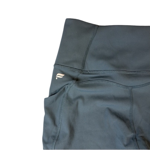 Fabletics High-Waisted, With Side Pockets Gray/Blue Leggings XS - Picture 8 of 9